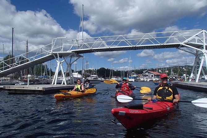 2- hour kayak trip on the Oslo Fjord - Stop 1 on the Bygdøy Peninsula, with sandy beaches nearby