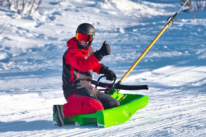 2-Hour Racing Toboggan at Dagali Fjellpark near Geilo in Norway - The 1.85 km track: straight stages, sharp turns, and that “this is quick” feeling