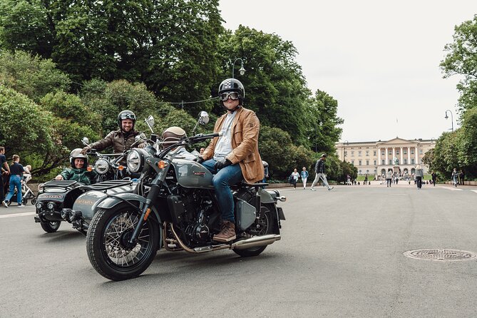 2hr Retro Motorcycle Sidecar Oslo Highlights Tour - Pickup from Oslo, including cruise port logistics