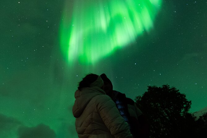 7 hours Tromsø Aurora Tour: Photos, snacks & warm drinks included - Where you meet in Tromsø, and why the 6:00 pm timing helps