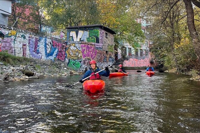 Akerselva River Kayak/Packraft Tour: Urban Adventure in Oslo - Stop 5: Passing the Munch Museum area from the river