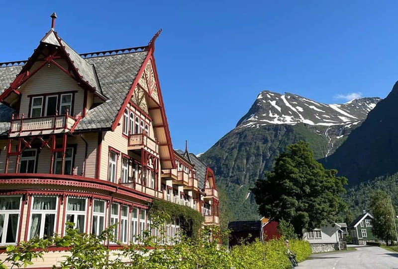 All About the Fjords, in one tour by bus & boat from Ålesund - Norangsdal Valley Bus Ride to Hellesylt, views on the move