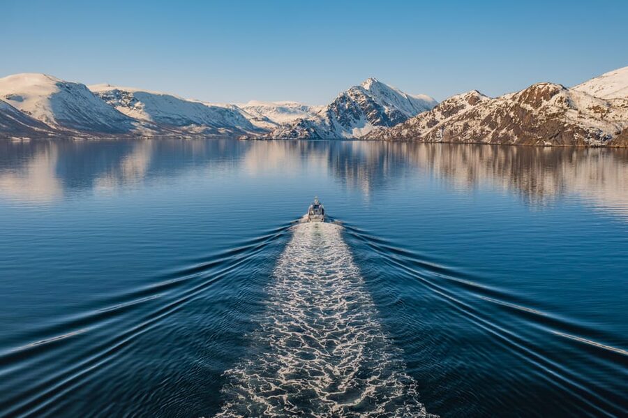 Alta: Altafjord Whale Watching in a Heated Boat - The Sea Runner boat experience, built for cold weather