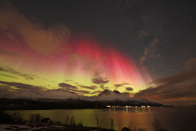 Aurora tour with free portrait and bonfire - Tromsø Pickup and the 300 km Night Drive