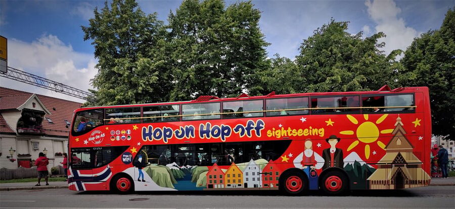 Bergen: 24-Hour Hop-On, Hop-Off Bus Ticket GrayLine - Audio guide and Wi-Fi, how to use them without wasting time
