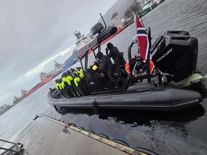 Bergen: Mostraumen Fjord Safari - by Premium RIB Boat - Entering the fjords from Strandkaien 16