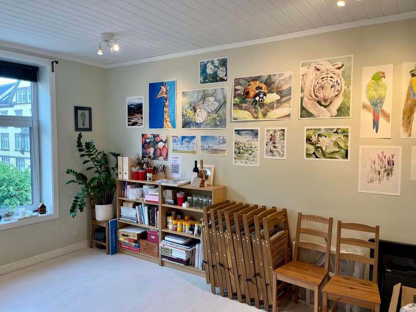 Bergen: paint Norwegian landscape with watercolor - FAQ