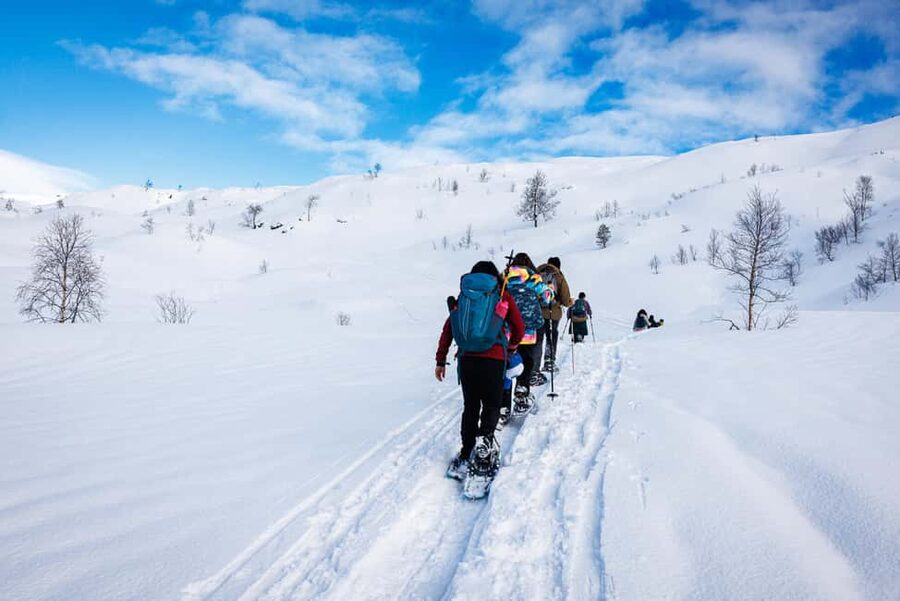 Bergen: Snowshoe Hike - Meeting at Strandkaien 3 and Getting Out of Bergen Without Hassle