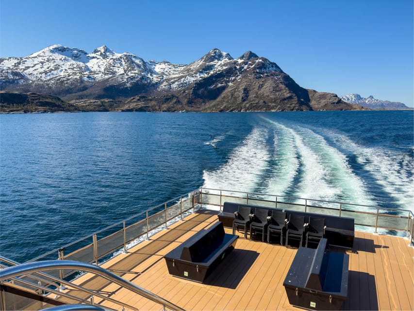 Bodø: Beiar Fjord & Saltstraument Cruise - Hybrid-electric comfort: the ship experience matters
