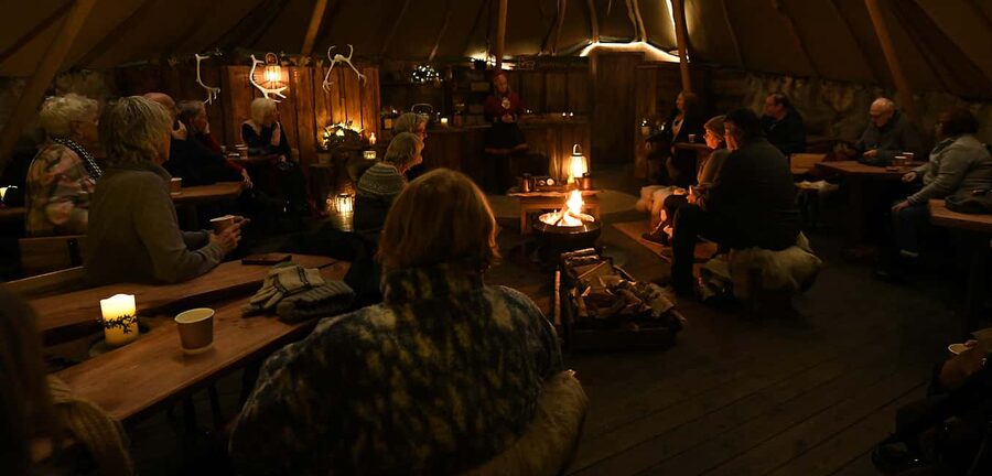 Bodø: Sami Experience in Bodø - The joik chant and the campfire segment: why this portion sticks