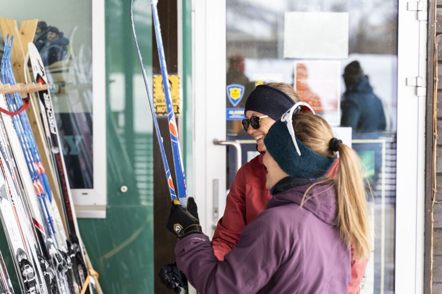 Breivikeidet: Cross-Country Skiing & Husky Visit - Gear Up at the Camp: Thermal Suit, Ski Basics, and Zero Guesswork