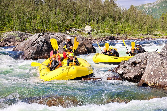 Child Appropriate Family Rafting in Dagali near Geilo, Norway - Kid-friendly rafting on up-to grade 2 rivers