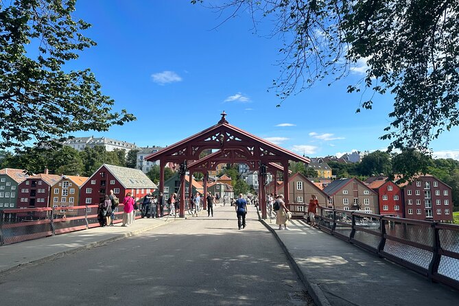 City Bus Tour in Trondheim, Norway - The Red Bridge Moment: Portal of Happiness on the Way Back