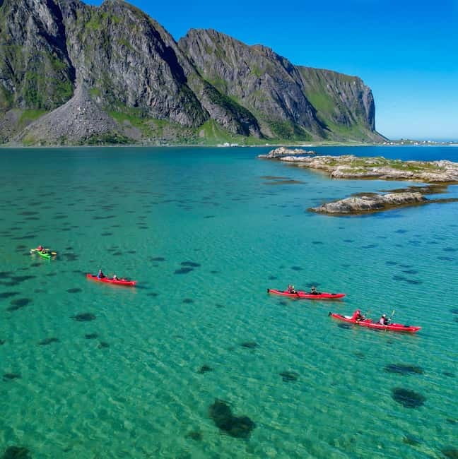 Eggum Lofoten: Kayaking Tour in Lofoten with Snacks - Paddling Lofoten’s Coastline: Fjords, Mountains, and Waterfalls