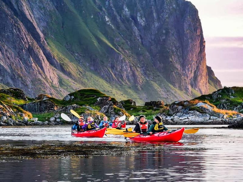 Eggum Lofoten: Kayaking Tour in Lofoten with Snacks - Safety Briefing and Double Kayaks: How You Feel in Control
