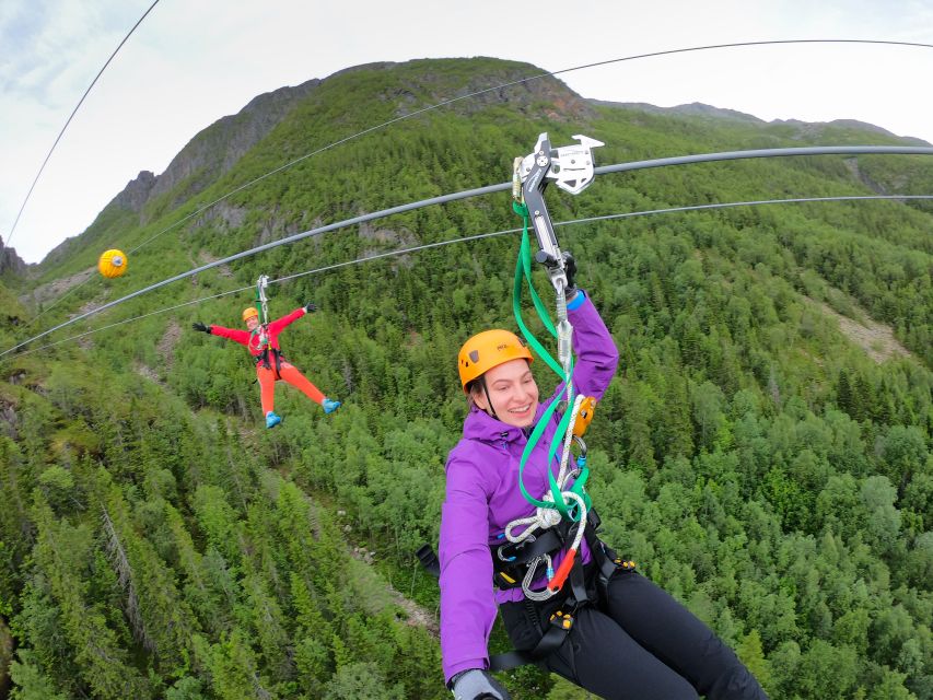 Feel the adrenaline in Mosjøen Zipline - The 70 Metre Takeoff and Flyover of Vefsna