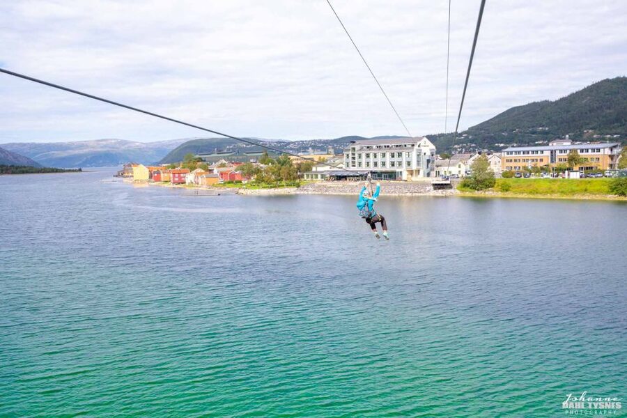 Feel the adrenaline in Mosjøen Zipline - Sherpa Path Stairs, Harness Fit, and a Strong Wire Setup