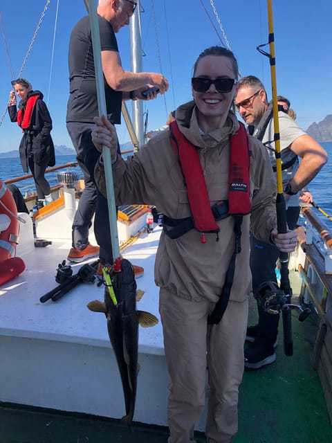 Fishing trip from Henningsvær + free (self caught) fish soup - The drive to the fishing spot in Lofoten waters