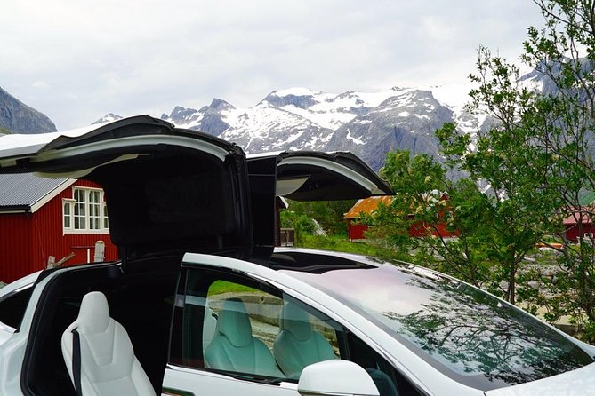 Fjord Sightseeing - Eco friendly Tesla Model X - The Magic fjords and mountains route, what you can expect in 3 hours