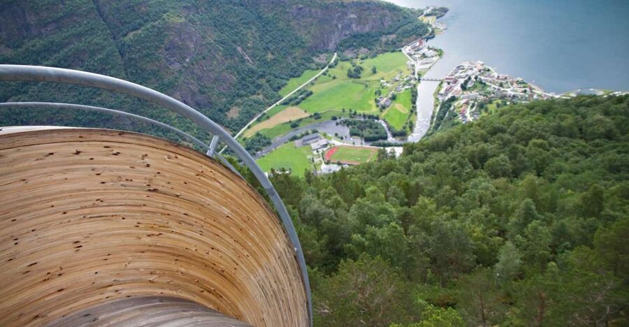 Flåm: Borgund Stave Church, Lærdal, and Stegastein Tour - Through E16’s Longest Road Tunnel, Then the Aurlandsfjellet Style Driving