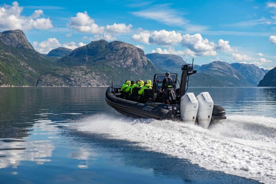 Flørli 4444: RIB & Hike - Meet at Strandkaien 37, then get kitted for the RIB