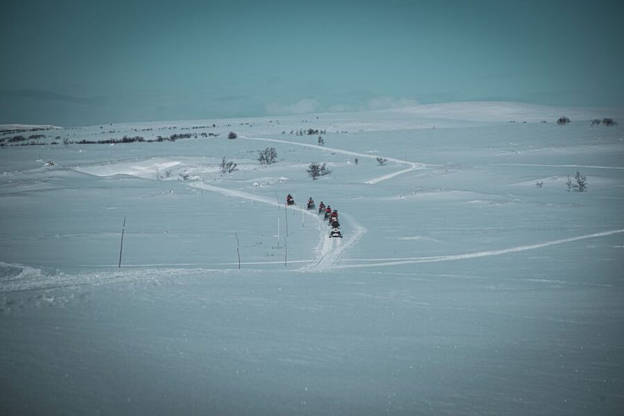 From Alta: Daytime Snowmobile Adventure - The Gargia Lodge Start, Arctic History Without Being Heavy