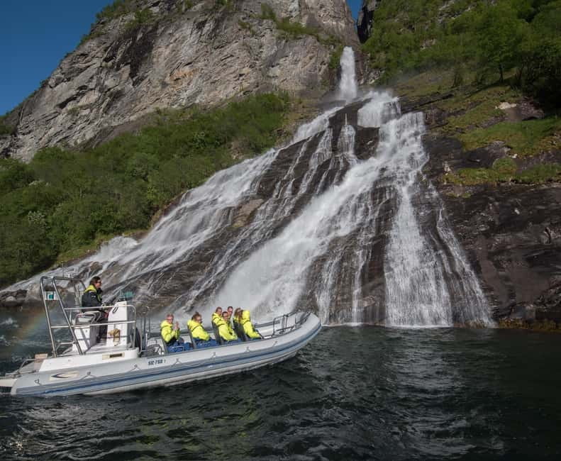 From Hellesylt: Experience Fjordsafari Geirangerfjord on RIB - What the RIB Ride Feels Like, Hearing the Guide, and Staying Comfortable