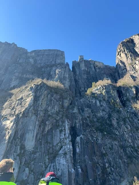 From Stavanger: Lysefjorden & Pulpit Rock Safari by RIB - Hengjanefossen (Whiskey Waterfall): feel the power, not just see it