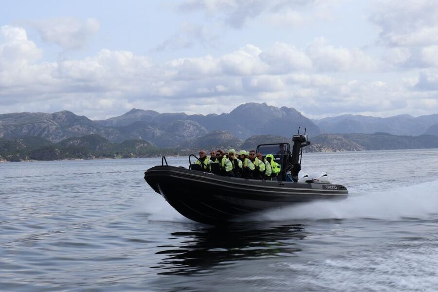 From Stavanger: RIB Tour to Lysefjord - Fantahala photo stop: quick frame time without losing the pace