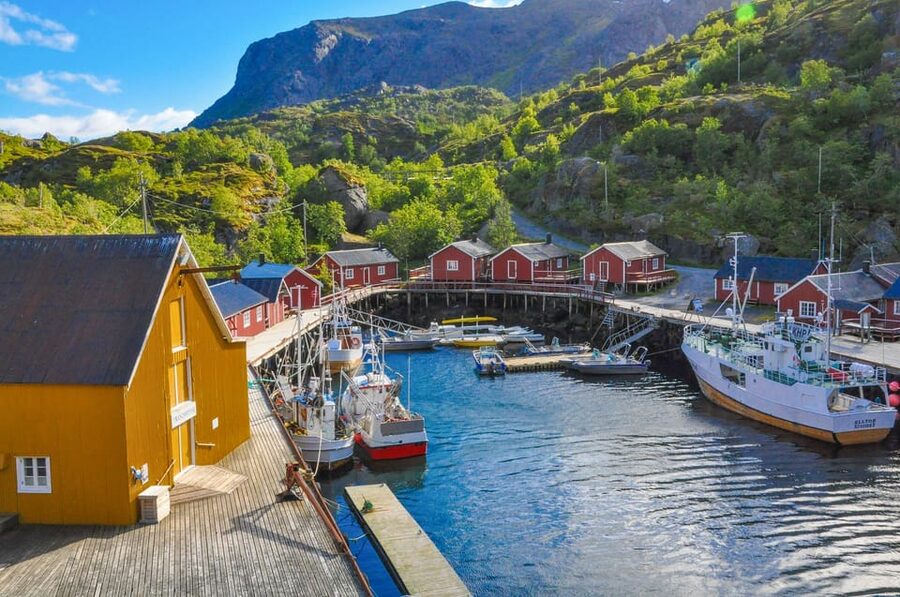 From Svolvær: Reine & Å Lofoten West Island Full Day Tour - Sakrisøya Island: Yellow Fishermen Cabins and the Work-Season Feel