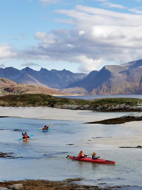 From Tromsø: Sea Kayaking Tour at Sommarøy - Technique Coaching: Double Kayaks, Optional Singles, and Safer Turns
