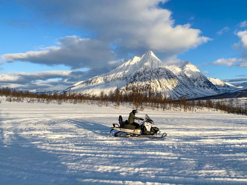 From Tromsø: Snowmobile Safari in the Lyngen Alps - The Lyngen Alps Troll Trail: where the folklore comes alive