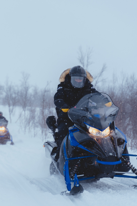 From Tromsø: Snowmobiling Tour at Camp Tamok - The Arctic ride itself: mountains, valleys, and frozen water