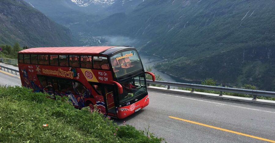 Geiranger: City Sightseeing Hop-On Hop-Off Bus Tour - Norwegian Fjord Centre stop, UNESCO context without the rush
