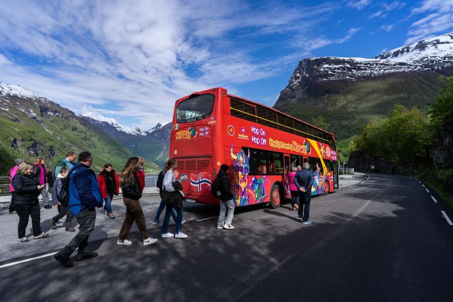 Geiranger: City Sightseeing Hop-On Hop-Off Bus Tour - Westeras Farm, pet llamas and goats then catch your breath