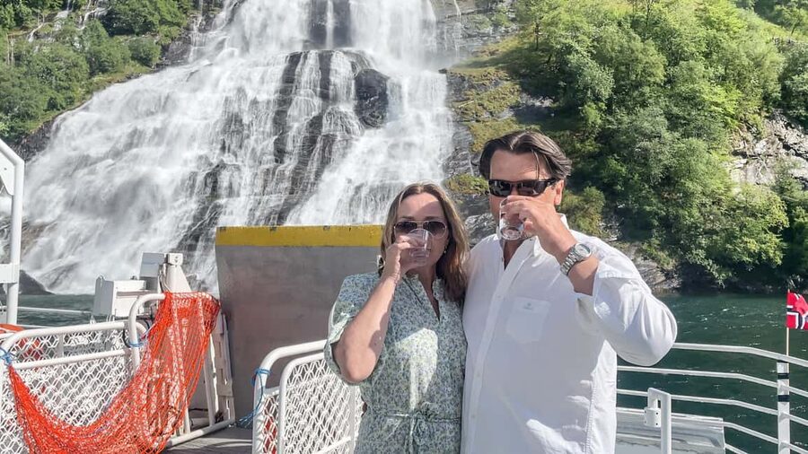 Geiranger Fjord Tour from Hellesylt (with stop in Geiranger) - Friaren Waterfall: The Water Tasting Moment