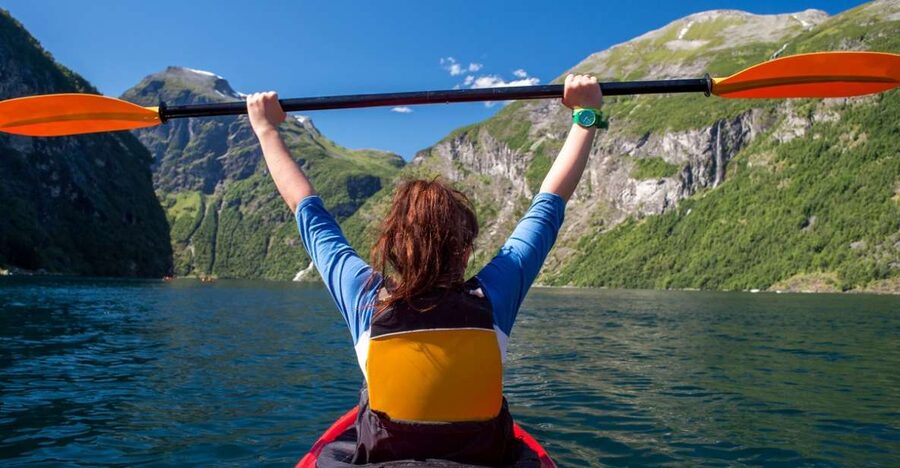 Geiranger: Guided Kayak Tour in Geiranger Fjord - What the guide actually does for you, besides pointing at scenery