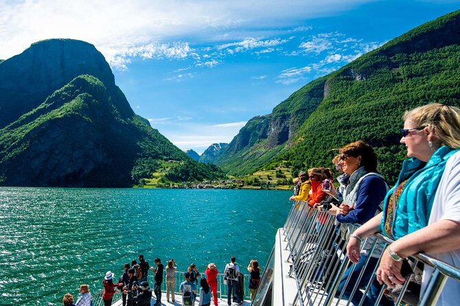 Guided tour to Viking Village, Nærøyfjorden Cruise & Flåm Railway - Flåmsbana railway to Myrdal: the steep ride that delivers