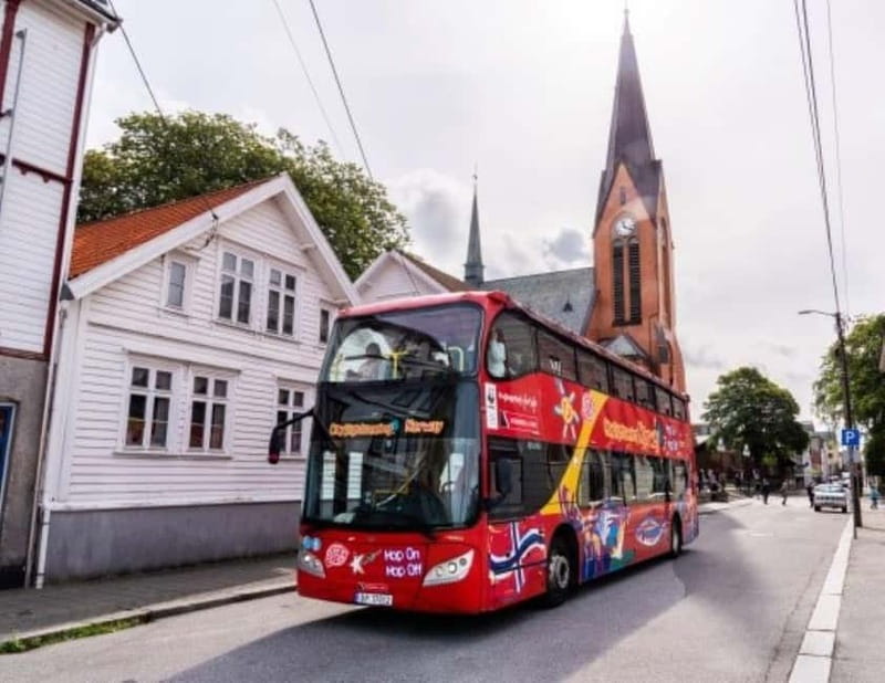 Haugesund: City Sightseeing Hop-On Hop-Off Bus Tour - Getting oriented in Haugesund, from the cruise terminal