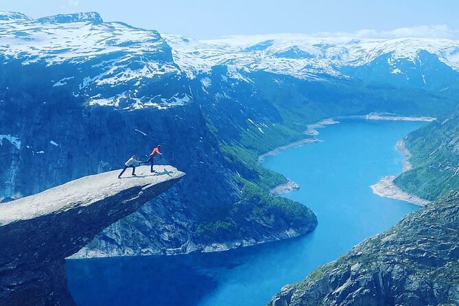 Helicopter Over Trolltunga and Waterfall Sightseeing from Bergen - The Bergen Pickup and The Long, Scenic Setup