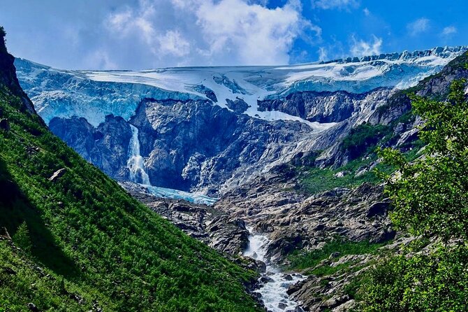 Helicopter Over Trolltunga and Waterfall Sightseeing from Bergen - Stop One: Skjervefossen Waterfall in a Quiet Forest Setting