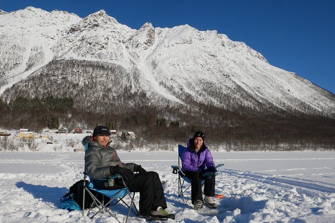 Ice Fishing On The Fjord - Tromsø to Ullsfjord, the setting that makes ice fishing work