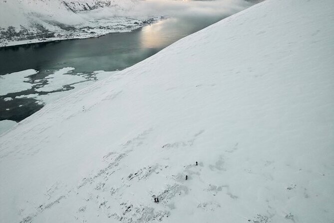 Lofoten Islands: Guided Snowshoeing Tour - Uphill version - The uphill hike: expect work, and plan for changing conditions