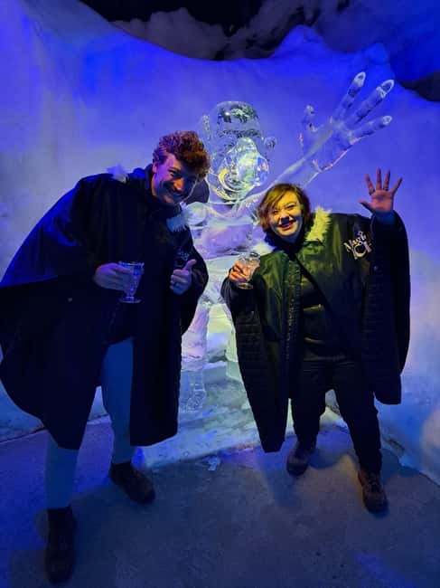 Lofoten: Magic Ice Bar Entry Ticket with Welcome Drink - Magic Ice Gallery in Svolvær: what sub-zero art feels like