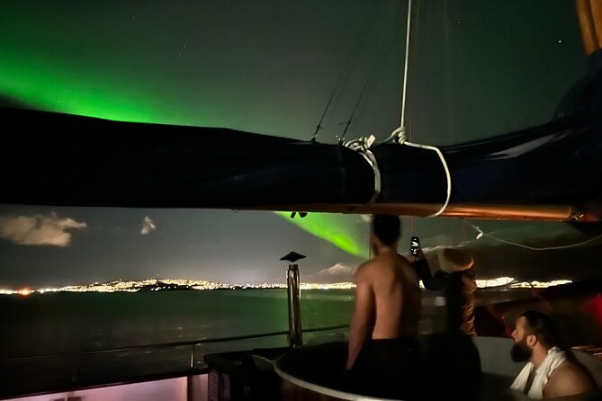 Luxury Northern Lights Yacht Cruise with Hot Tub from Tromsø - Entering the yacht like it’s a clean, cozy cabin
