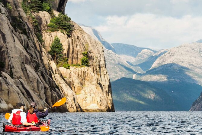 Lysefjord Kayak Safari - Stop 2, Hengjanefossen and the story behind Whisky Falls
