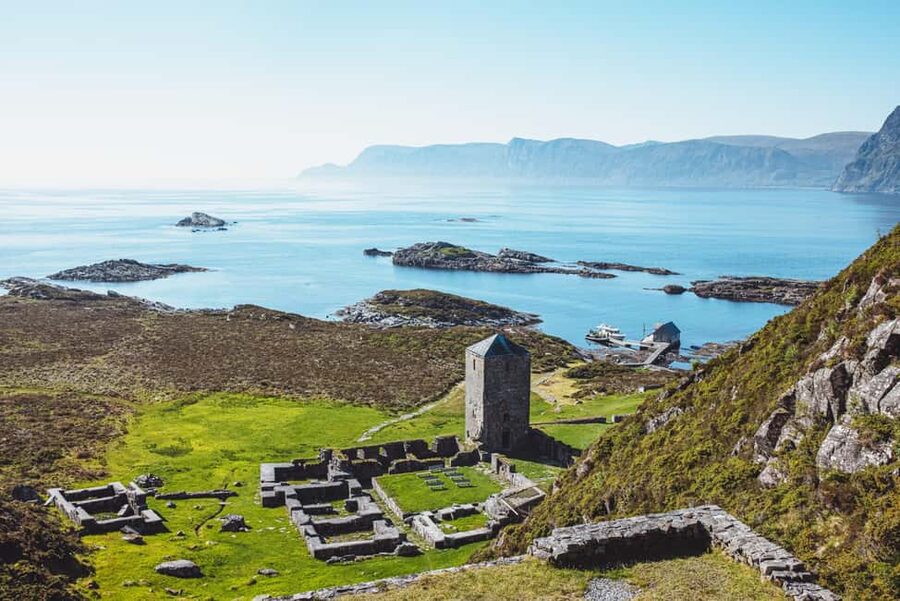 Måløy: Scenic boat tour with guided stop on Selja Monastery - Stad Peninsula Drama, Vestkapp, and the Viking reason for dragging boats ashore