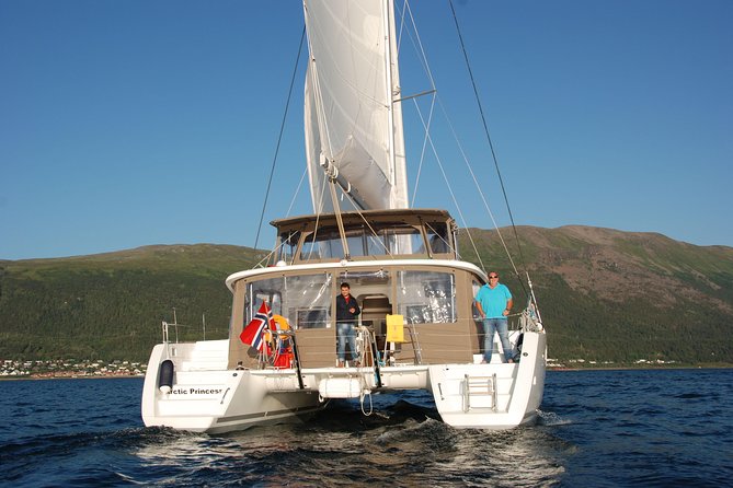 Midnightsun trip - Luxury Catamaran Arctic Princess - The sea-side route: mountains, islands, birds, and Tromsø City