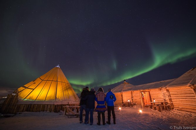 Night Reindeer Sledding with Camp Dinner and Chance of Northern Lights - Northern Lights: a chance, not a promise