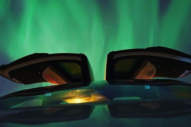 Northern lights - TeslaX Ecofriendly Car - Tesla Model X in the Arctic: quiet, comfortable, and actually useful